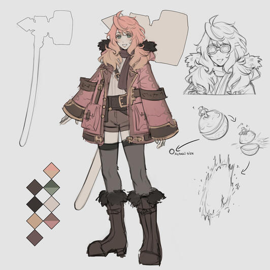 Ellie Alisae, OC reference - 2024
