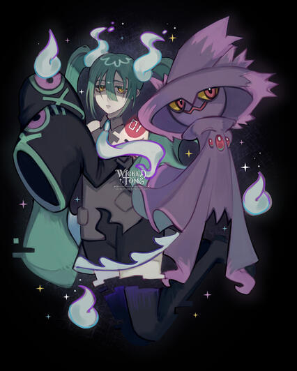 Hatsune Miku x Pokémon Fan art - 2023